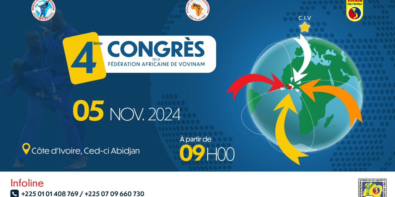 Congrès de la Fédération Africaine de Vovinam – 5 novembre 2024