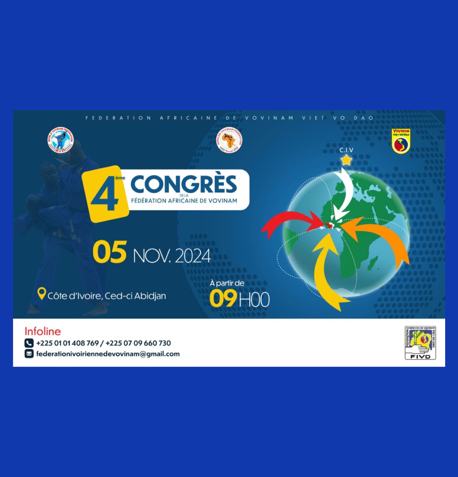 Congrès de la Fédération Africaine de Vovinam